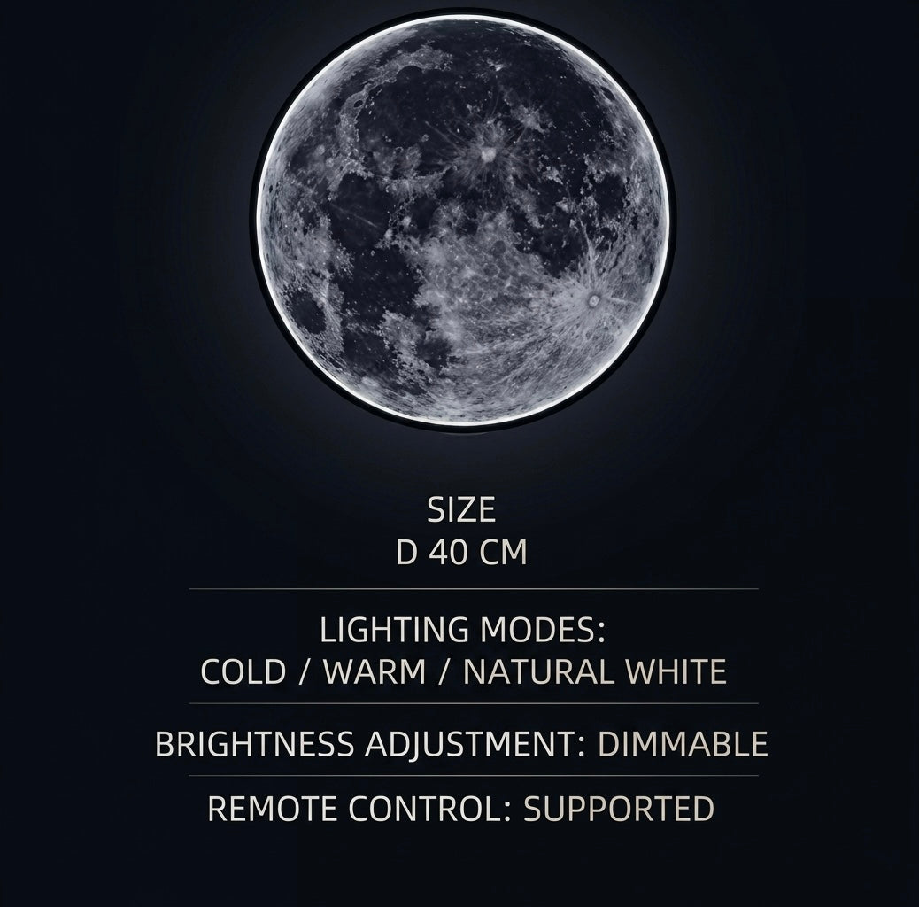Obsidian Eclipse Moon