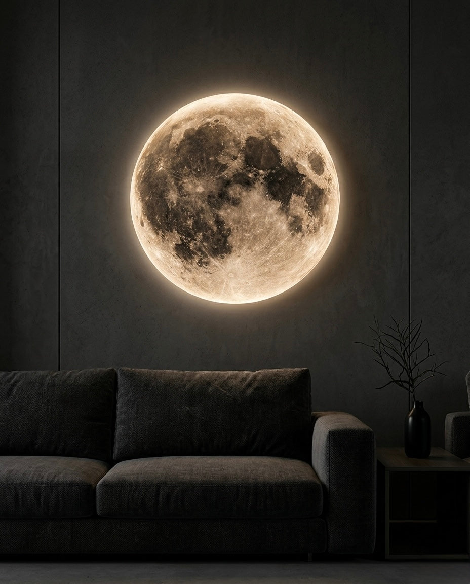 Obsidian Eclipse Moon