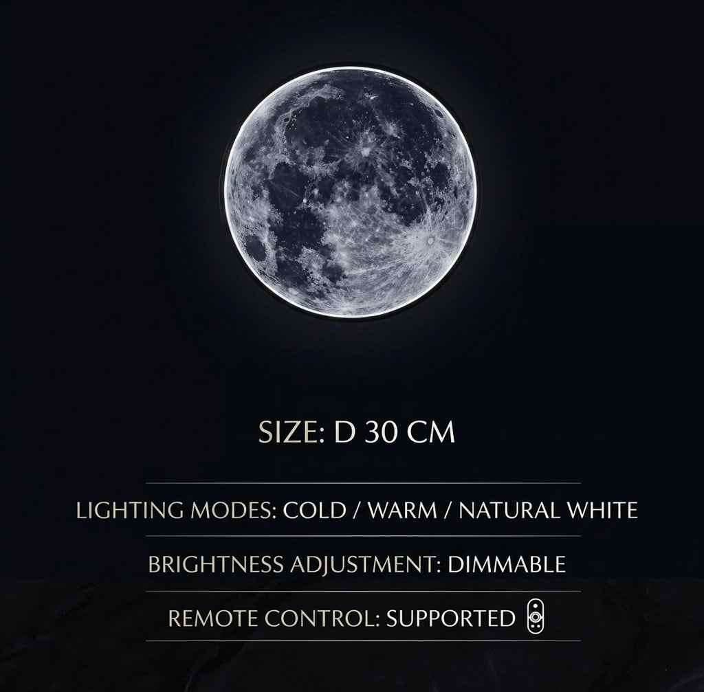 Obsidian Eclipse Moon