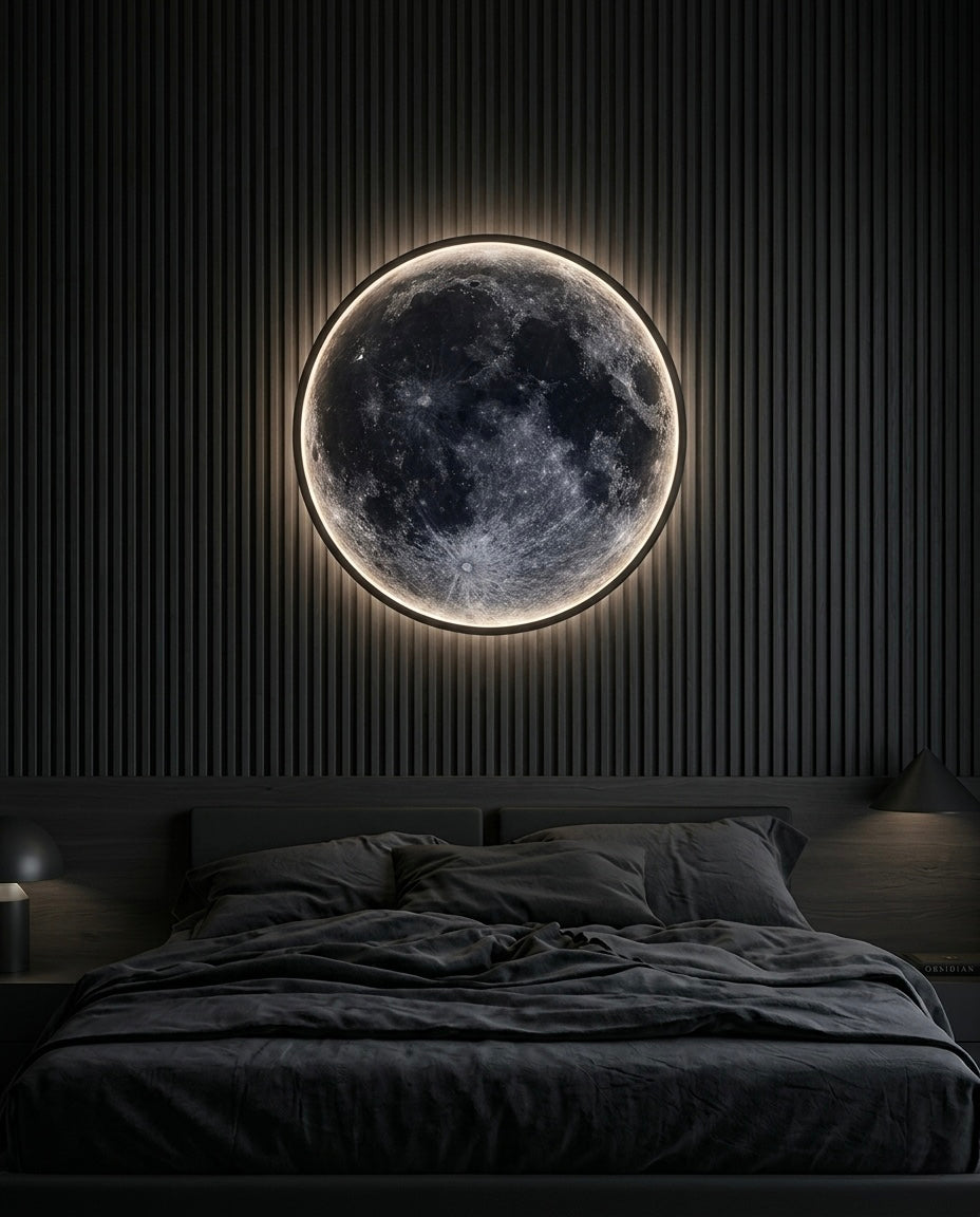 Obsidian Eclipse Moon