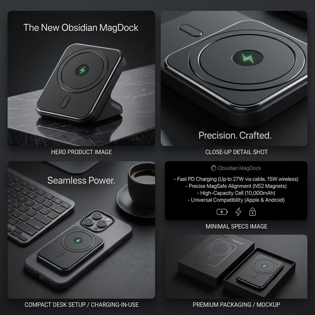 Obsidian Magnetic Charger