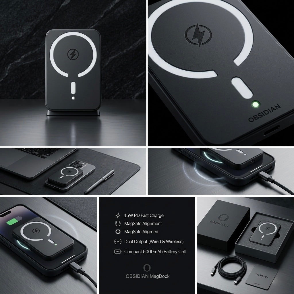 Obsidian Magnetic Charger