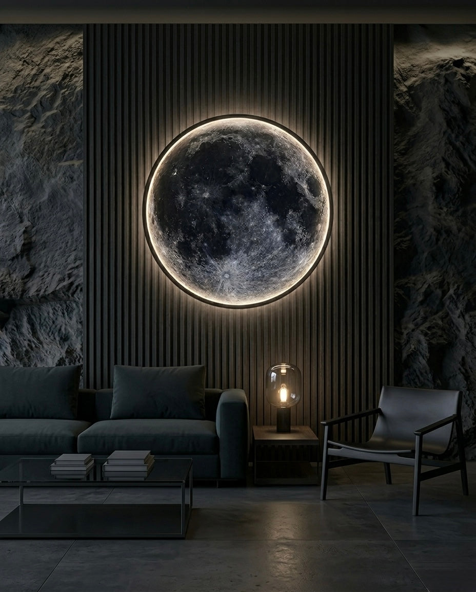Obsidian Eclipse Moon