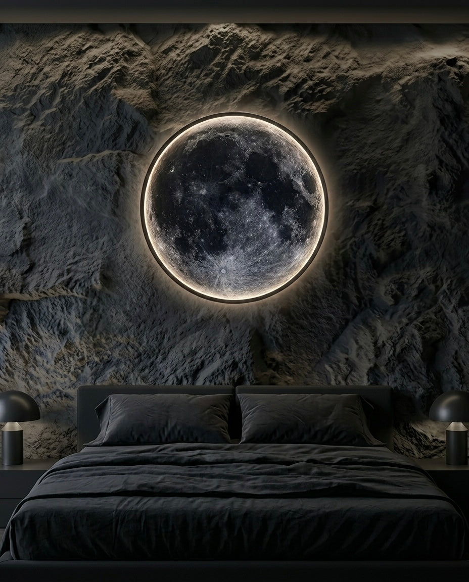 Obsidian Eclipse Moon