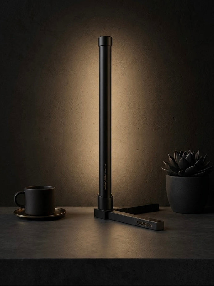 Obsidian Eclipse Lamp