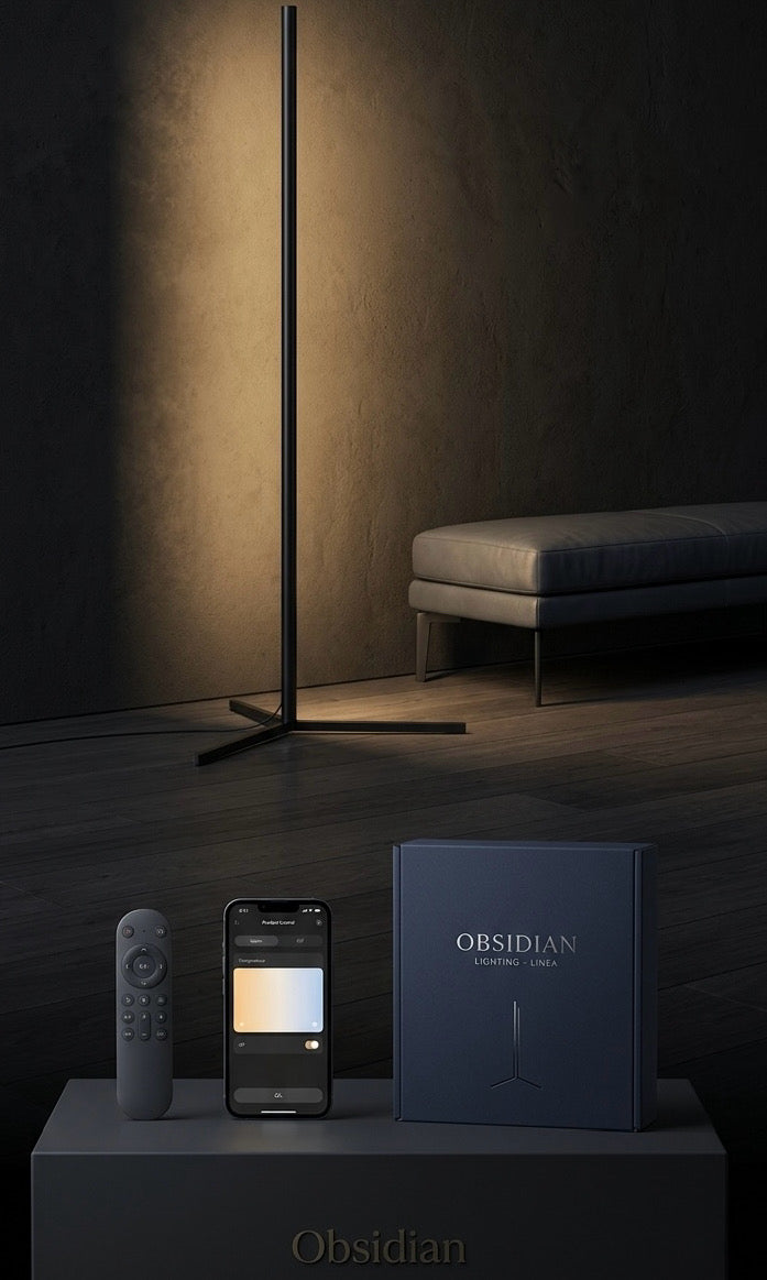 Obsidian Eclipse Lamp